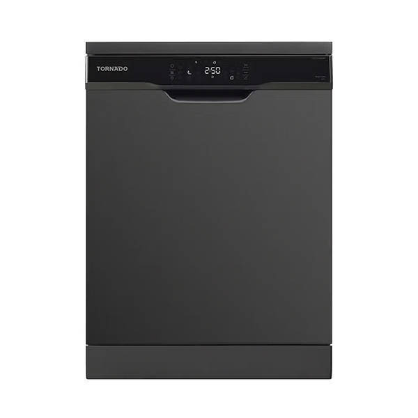 TORNADO Dishwasher 15 Person 60 cm Digital 8 Programs Black TDV-FN158CBK