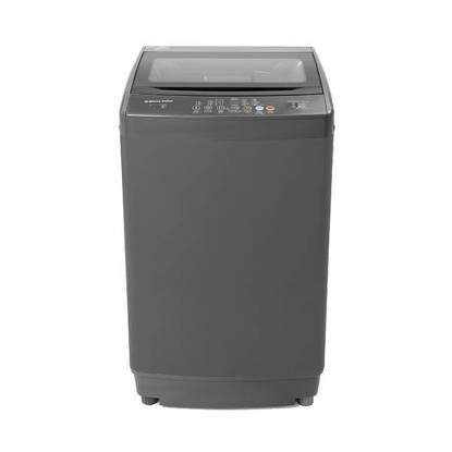 White Point Top loading Washing Machine 12 KG Digital Screen Diamond Drum Hydraulic Glass Door Dark Grey WPTL12DGGLA