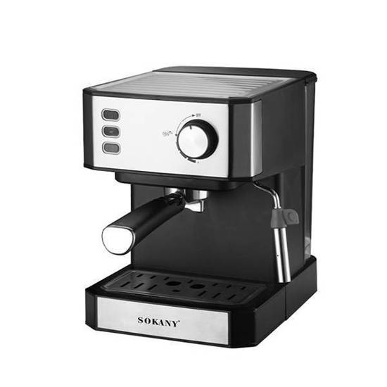 Sokany Espresso Coffee Maker 850 Watt 1.5 Liter Black SK-04005