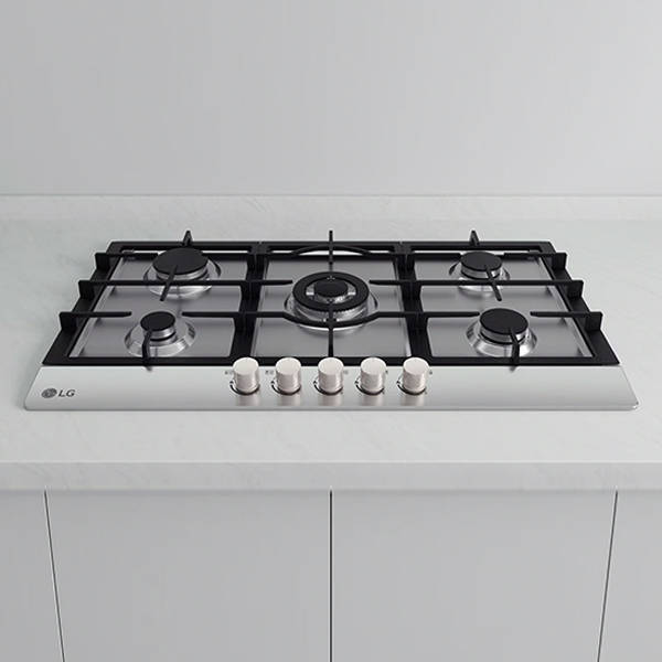 El-Iraqi Company | LG Built-in Gas Hob 90 Cm 5 Burners Stainless Steel ...