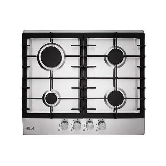 LG Built-in Gas Hob 60 Cm 4 Burners Stainless Steel HU641BBG