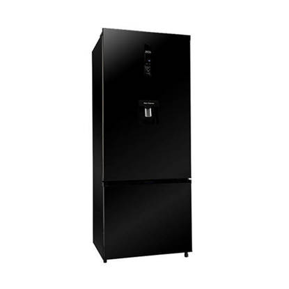 Unionaire Combi Refrigerator 505 Liter Digital with Dispenser Black Glass URN-700CLBLG1A