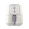 TORNADO Air Fryer 1550 Watt 4 Liter Manual Control Creamy x Silver THF-1554M-XL-CS