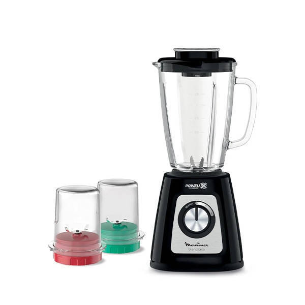 Moulinex Blendforce Countertop Blender 1.75 Liter 800 Watt Black LM4358EG/98