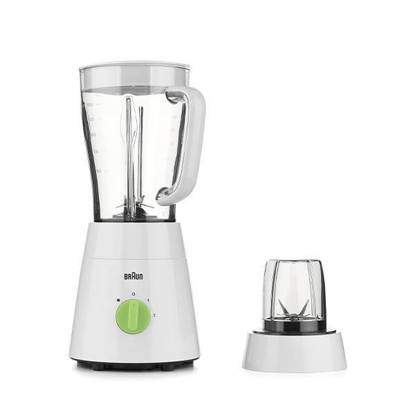 Braun Countertop Blender 1.5 Liter 500 Watt White JB0115WH