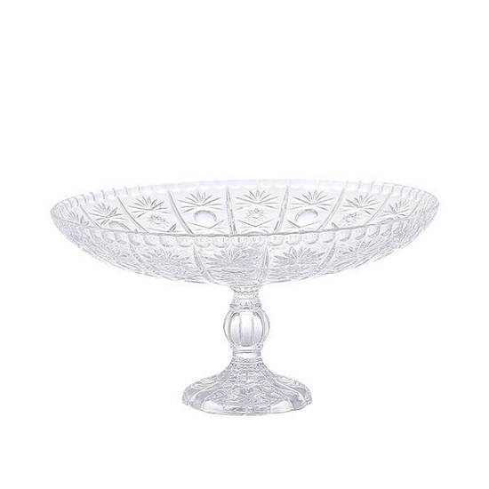 RCR Crystal Fruit Plate Transparent impero	