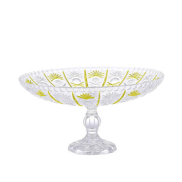 RCR Crystal Fruit Plate Gold impero