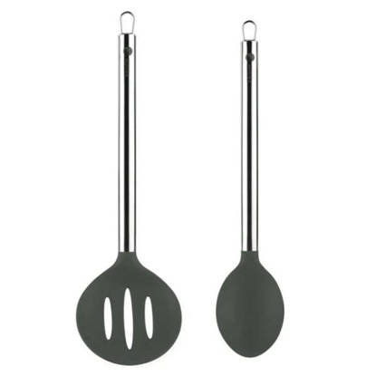 Fagor Silicone Kitchen Utensil Set 2 Pieces Gray