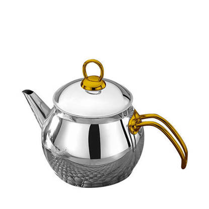 Vivaldi Tea pot 1 Liter Stainless Steel Copper Hand