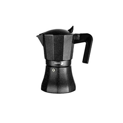 Fagor Aluminum Coffee Maker 3 Cups Black FGATI03