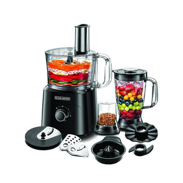 Black + Decker Food Processor 750 Watt Black FX775