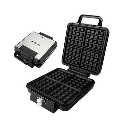 Sokany Waffle Maker 4 Slices 1500W Black  SK-08031