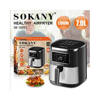 Sokany Air Fryer Digital 7 Liter 1500W Black SK-10052