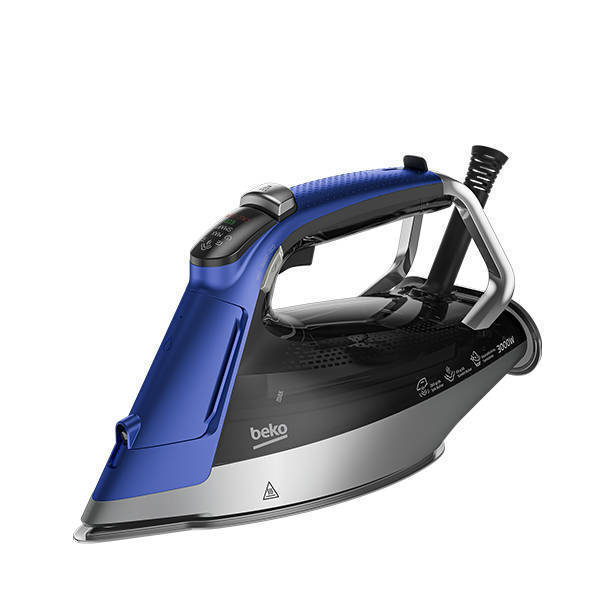 Beko Steam Iron 3000 Watt 350 mL Water Tank Blue SPA 9130 B