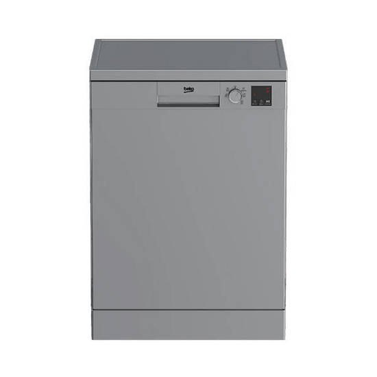 Beko  Dishwasher 13 Place Settings Digital 5 Programs Silver DVN05322S