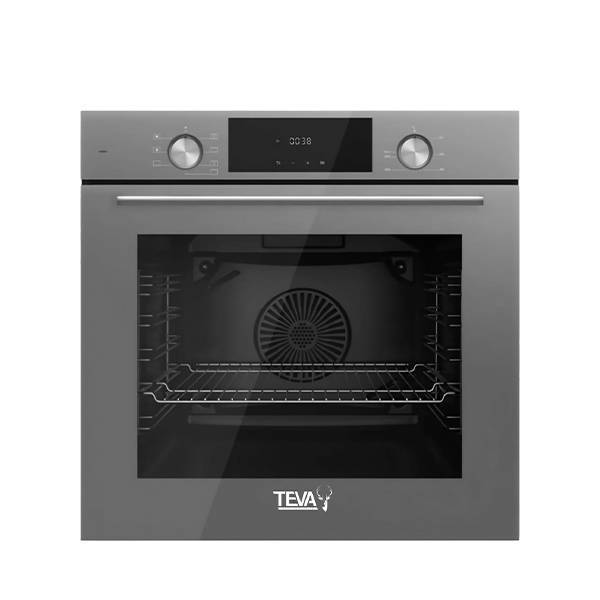 TEVA Built-in Gas Oven 60 CM 82 litres Digital Grey QGSTL 75DT2 CPR