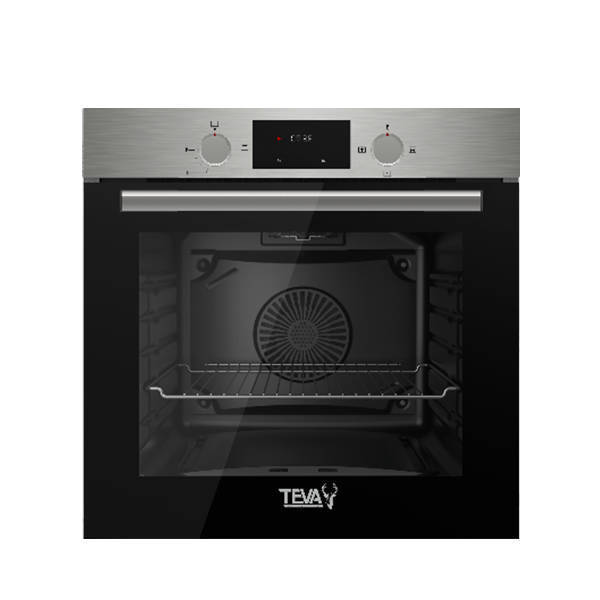 TEVA Built-in Gas Oven 60 CM 82 litres Digital Stainless Steel QGSTL INOX DT