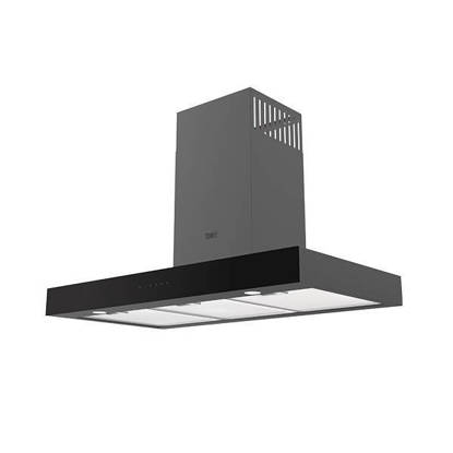 TEVA Cooker Hood Built-in 90 cm Black Glass T90-DOK-850-BLACK