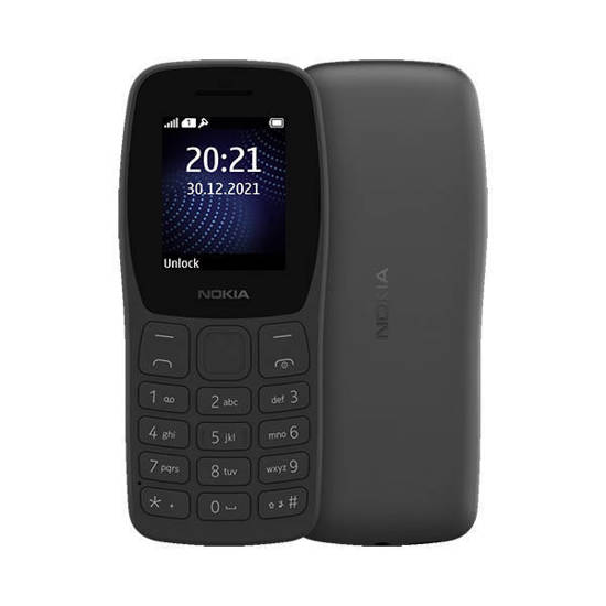 Nokia 105 HMD Black Storge : 4MB / Ram : 4MB