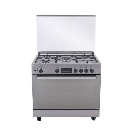 Ariston Gas Cooker 5 Burners 60*90 CM Digital Cast Iron Stainless Steel ARR9 GGF 33229 XNA