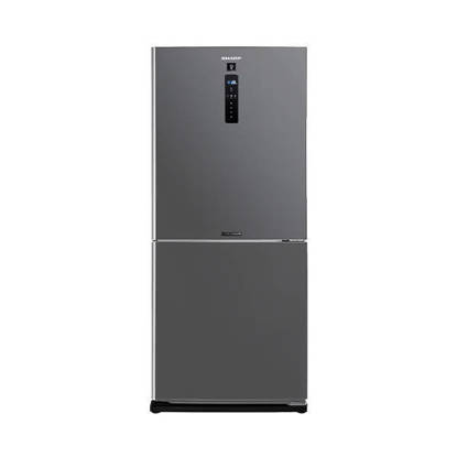 SHARP Fridge Inverter Digital Bottom Freezer 448 Liter Dark Stainless SJ-PV60K-DST