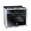 Carbon Fiber Gas Cooker from Unionaire 5 Burners Stainless C69SS-GC-383-ICS2F-GCF-2W-AL