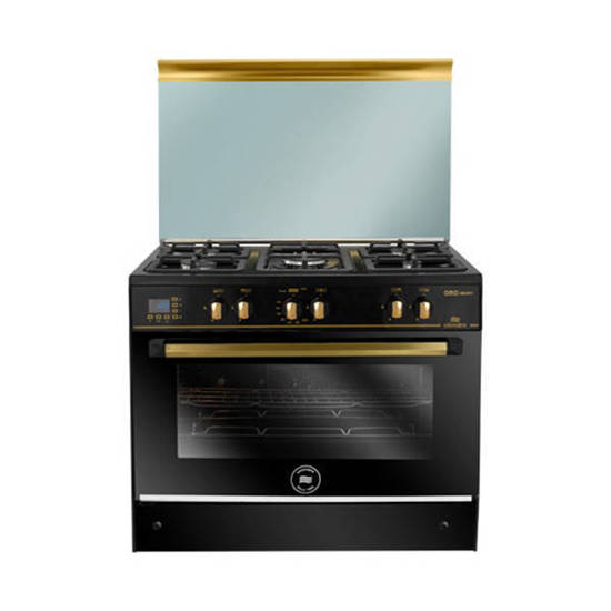 Oro Smart Gas Cooker from Unionaire 5 Burners Black C6090EB-GC-511-IDSF-ORO-S-2W-AL