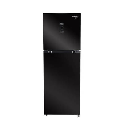 MAX Signature Refrigerator 350 Liter No Frost From Unionaire Digital Black Glass URN-420