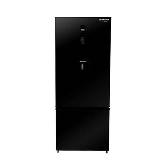 Combi Dual Cooling Signature Refrigerator 505 Liter No Frost From Unionaire Digital Black Glass URN-700