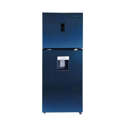 Oro Blue signature Refrigerator 545 Liter No Frost From Unionaire Digital Blue Glass URN-650D