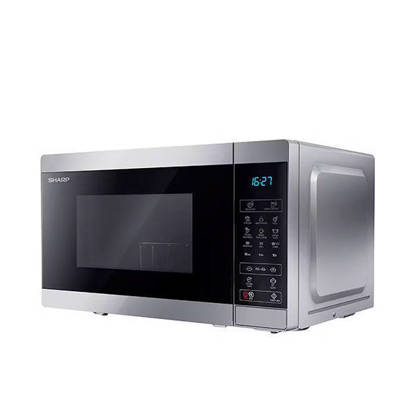 SHARP Microwave Grill 25 Liter 900 Watt 8 Menus Silver R-250MGR-SL2