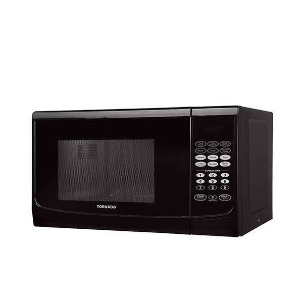 TORNADO Microwave Solo 28 Liter 900 Watt 6 Menus Black TMD-28S-BK