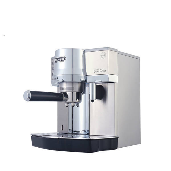 Delonghi Pump Espresso Coffee Machine 15 Bar Silver EC850M