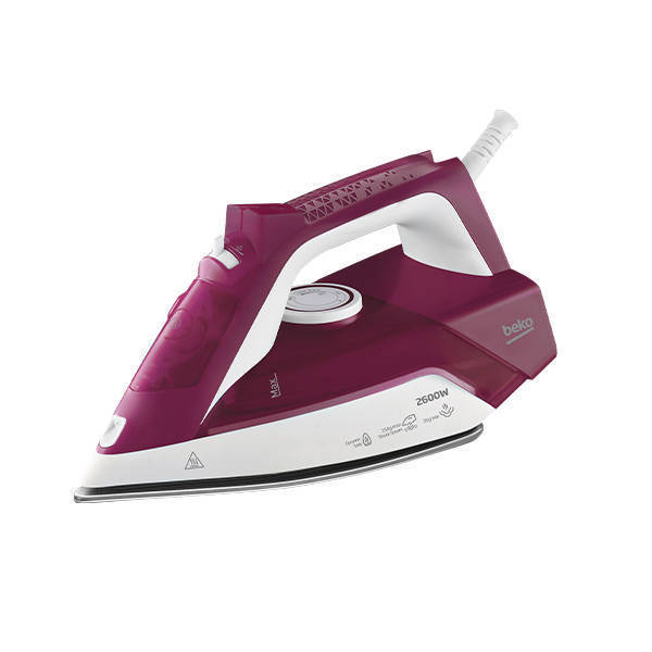 Beko Steam Iron 2600 Watt Red SIM 3126 R