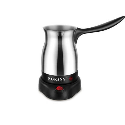 Sokany Electric Turkish Coffe Pot 350 Watt 500ml Stainless SK-203