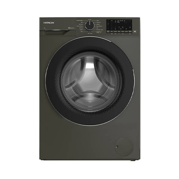 Hitachi Full Automatic Washing Machine 8 Kg 1400 Rpm Inverter Gray BD-80YFVEM