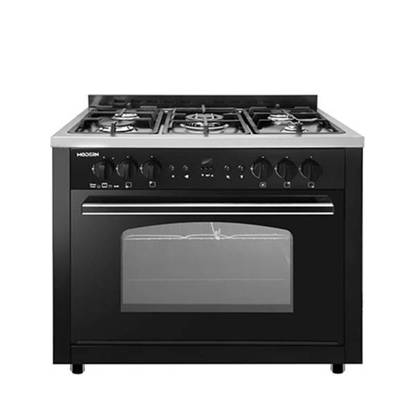 Modern Gas Cooker from Unionaire 5 Burners Black C69SB-PC-319-IDSOF-MD-2W-AL