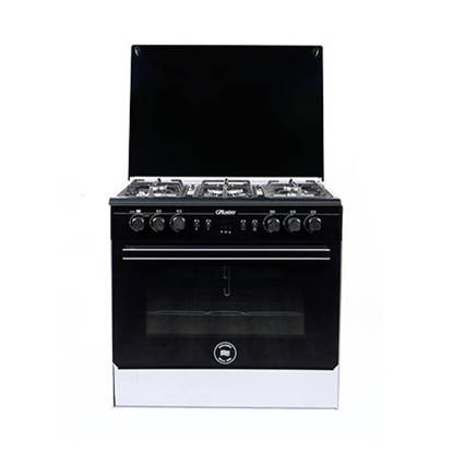 Ghosto Gas Cooker from Unionaire 5 Burners Black C68SV-GC-443-IDSOF-GUP-AL