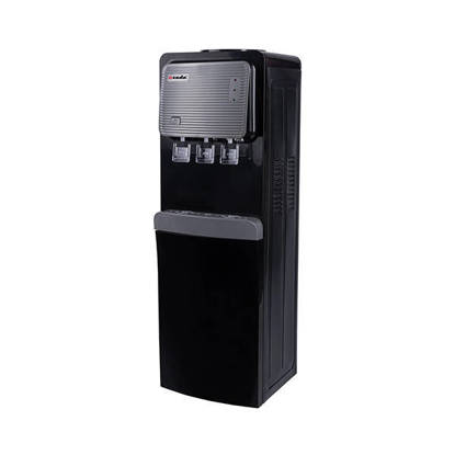 Zada water Dispenser 3 Taps Hot/Cold/Normal With Refrigerator Black ZWD-250F