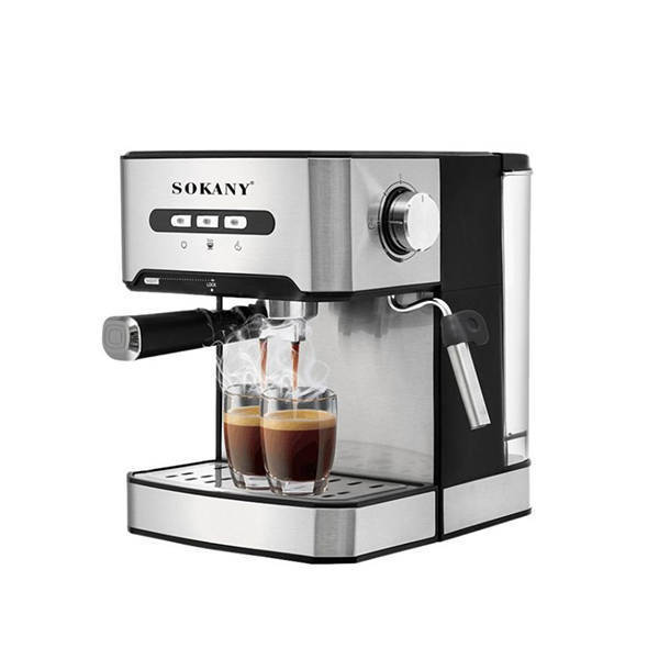 Sokany Espresso Machine 850 Watt Stainless SK-6863