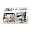 Sokany Espresso Machine 850 Watt Stainless SK-6863