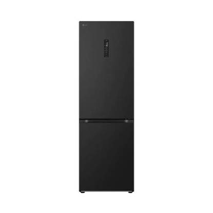 ثلاجة ال جي نوفروست كومبى 344 لتر 2 باب انفرتر شاشة ديجيتال اسود GW-B489FS6W LG No Frost Combi Refrigerator 344 Liters 2 Doors Inverter Digital Black GW-B489FS6W
