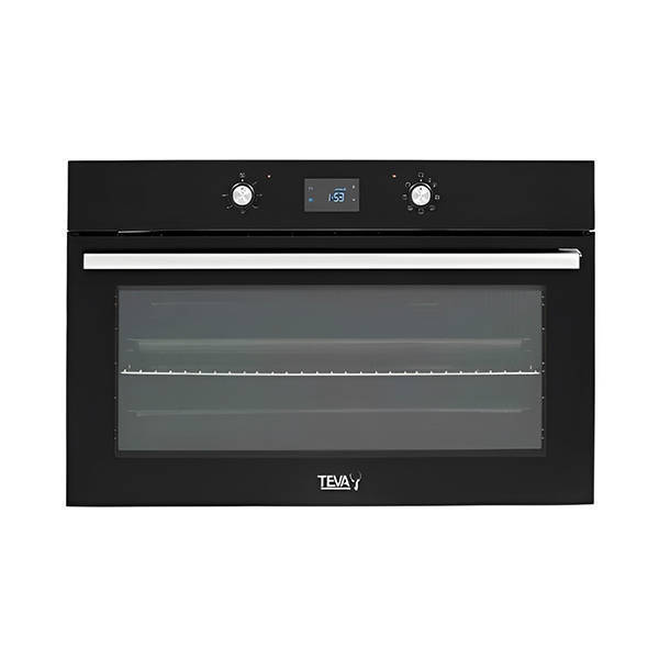 TEVA Built-in Gas Oven 90 CM 125 litres Digital Black QGSTYL125 DT BLACK