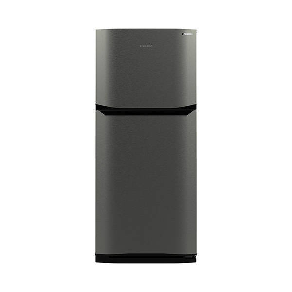Tornado Refrigerator 355 Liter Nofrost Inverter Dark Stainless RF-40FTV-DST