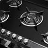 Unionaire iChef Gas Cooker Silver Edition 60*90 cm Digital Full safety Black C69GB1-1GC-383-ICPSF-1CH-PC-2W-AL