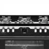 Unionaire iChef Gas Cooker Silver Edition 60*90 cm Digital Full safety Black C69GB1-1GC-383-ICPSF-1CH-PC-2W-AL