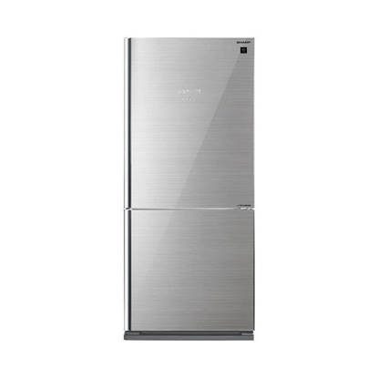 ثلاجة شارب انفرتر ديجيتال فريزر سفلي 558 لتر سيلفر SJ-GV73J-SL SHARP Fridge Inverter Digital Bottom Freezer 558 Liter Silver SJ-GV73J-SL