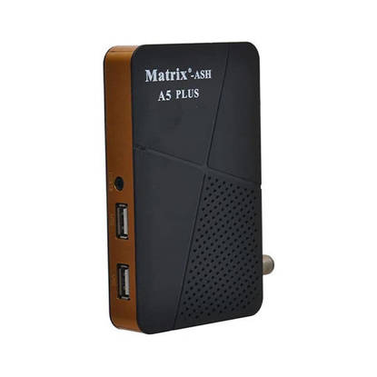 رسيقر ماتريكس A5 Plus ديجيتال اسود Matrix A5 Plus Digtal Satellite Receiver Black