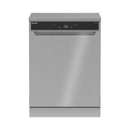 غسالة أطباق شارب 15 فرد 60 سم انفرتر شاشة ديجيتال 10 برامج استانلس QW-V1015A-SS SHARP Dishwasher 15 Person 60 cm Inverter Digital 10 Programs Stainless QW-V1015A-SS