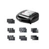 Sokany 7 In 1 Sandwich Maker 750 Watt Black SK-B907
